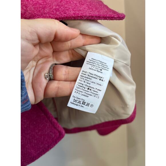 J.Crew Plus Moon Luxury Fabric Wool Blend Tailored Blazer Gold Buttons 24 - Picture 9 of 10